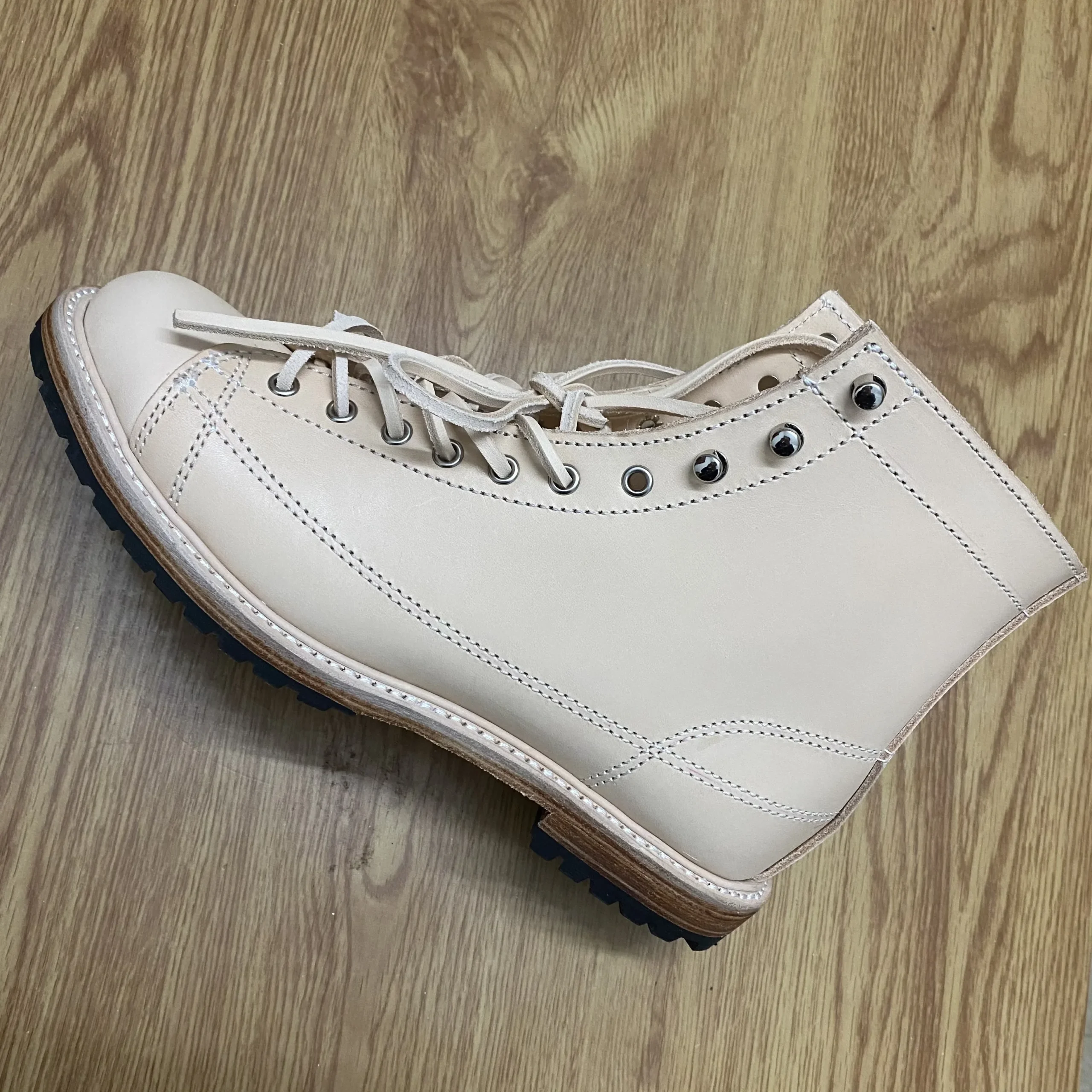 UNITYPUREMAX™ Handmade Vegetable-Tanned Goodyear-Welted Italian Cowhide Boots – Custom Sizes 35–50, Premium Heritage Workwear 2