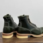 UNITYPUREMAX™ Handmade Cowhide Work Boots – American Vintage High-Top Motorcycle Leather Boots for Men 6
