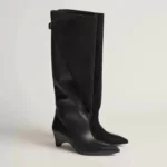 UNITYPUREMAX™ Women’s Handmade Pointed-Toe Splicing Knee-High Fashion Boots – High-Heel Roman Party Fashion Boots 3