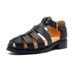 UNITYPUREMAX™ Men’s Handmade Gladiator Sandals – Genuine Leather Vintage Buckle Strap Summer Flats 9