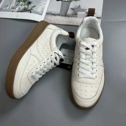 UNITYPUREMAX™ Women’s Genuine Leather Patchwork German Trainer Sneakers – Comfortable Daily Walking & Commuter Shoes 2