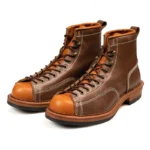 UNITYPUREMAX™ Men’s Cowhide Hiking & Motorcycle Boots – Thick-Soled Waterproof High-Top Trekking Sneakers 6