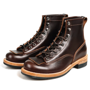 UNITYPUREMAX™ Men’s Vintage Cowhide Motorcycle Boots – Waterproof High-Top Thick-Soled Riding Boots (EU 38–44)