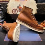 UNITYPUREMAX™ American Retro Genuine Leather Workwear Boots – High-Top Motorcycle Lace-Up Desert Ankle Shoes for Men 6