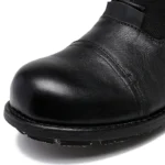 UNITYPUREMAX™ Retro Goodyear-Style Cowhide Motorcycle Boots – Unisex Handmade Canvas-Panel Ankle Boots 2