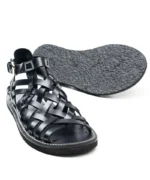 UNITYPUREMAX™ Italian Handmade Cowhide Gladiator Sandals – Men’s Luxury Woven Leather Vintage Summer Flats 15