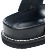 UNITYPUREMAX™ Men’s Leather Gladiator Sandals – Handmade Slip-On Summer Cowhide Beach Shoes (Size 35–45) 23