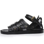 UNITYPUREMAX™ Handmade 100% Cowhide Gladiator Sandals – Men’s British Retro Open-Toe Leather Flats 1