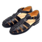 UNITYPUREMAX™ Men’s Handmade Gladiator Sandals – Genuine Leather Vintage Buckle Strap Summer Flats