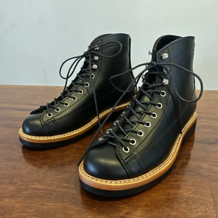 UNITYPUREMAX™ Goodyear-Welted Italian Cowhide Motorcycle Boots – Handmade Premium Leather Boots (Custom Sizes 35–52) 2