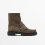UNITYPUREMAX™ Women’s Cowhide Suede Ankle Boots – Thick-Soled Mid-Calf Style with Zipper 4
