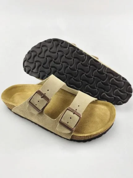 UNITYPUREMAX™ Men’s Split Leather Buckle Sandals – Comfortable Open-Toe Platform Beach Shoes 2