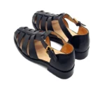 UNITYPUREMAX™ Men’s Handmade Gladiator Sandals – Genuine Leather Vintage Buckle Strap Summer Flats 8