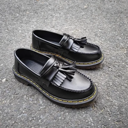 UNITYPUREMAX™ Men’s Genuine Leather Tassel Loafers – Retro British Style Slip-On Business & Casual Shoes 2