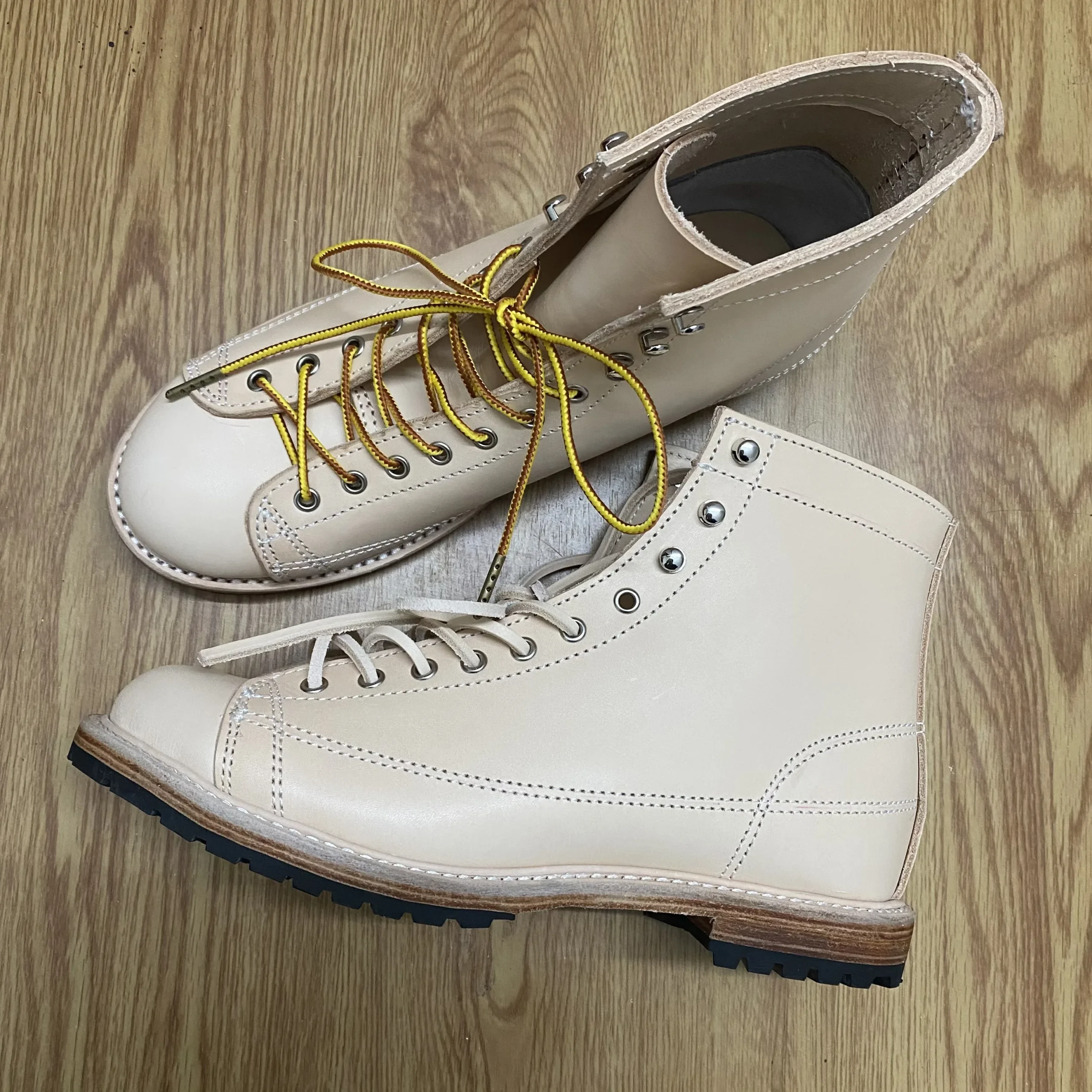 UNITYPUREMAX™ Handmade Vegetable-Tanned Goodyear-Welted Italian Cowhide Boots – Custom Sizes 35–50, Premium Heritage Workwear 5
