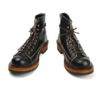 UNITYPUREMAX™ Handmade Vintage Cow Leather Ankle Boots – Platform British Motorcycle Tooling Boots for Men 2