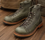 UNITYPUREMAX™ Men’s Cowhide High-Top Hiking Boots – Thick-Soled British Trekking & Motorcycle Walking Shoes