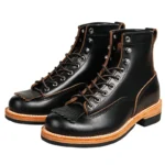UNITYPUREMAX™ Men’s Vintage Cowhide Motorcycle Boots – Waterproof High-Top Thick-Soled Riding Boots (EU 38–44) 3