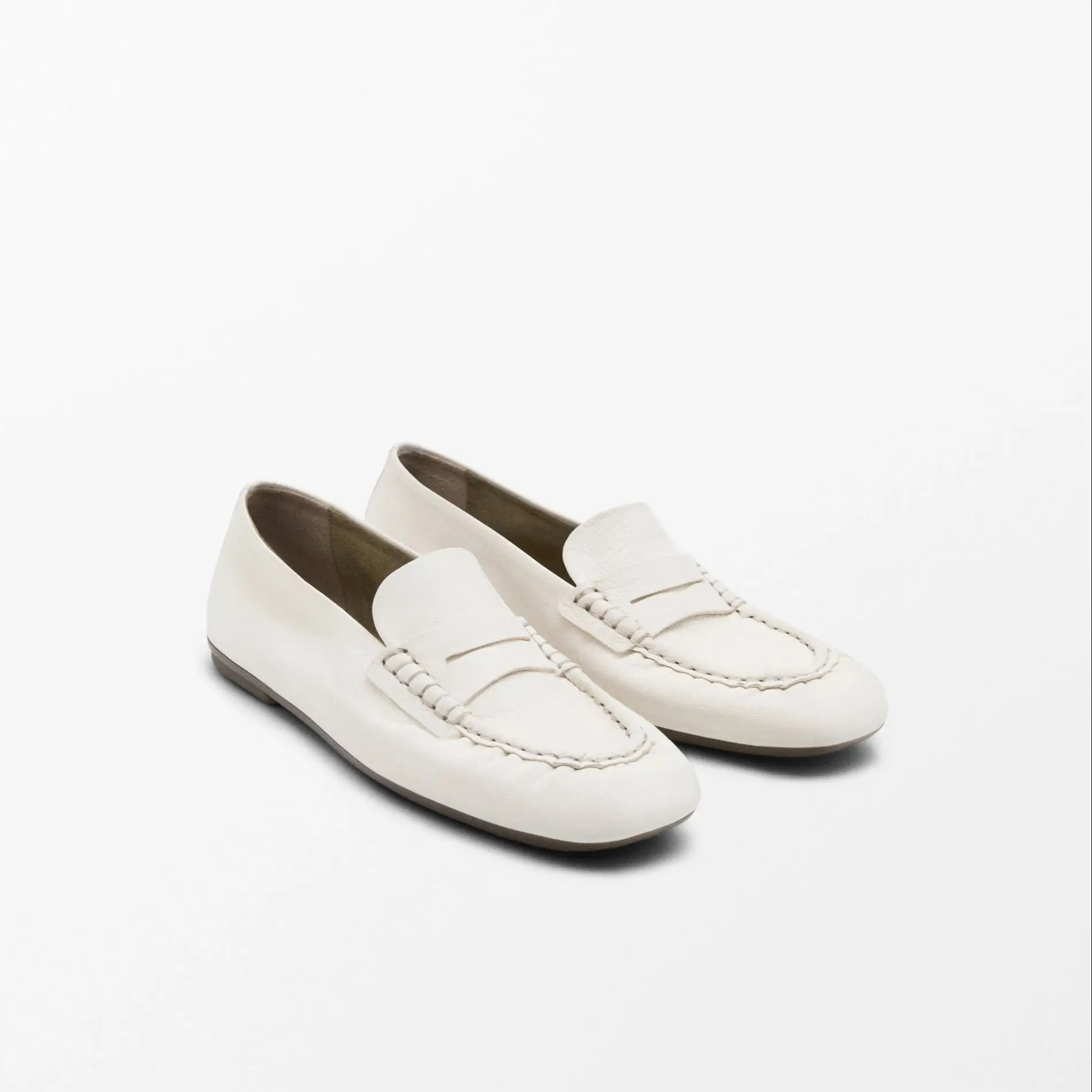 UNITYPUREMAX™ Women’s Cowhide Leather Vintage Loafers – Square-Toe Slip-On Flats with Pleated Detail 1 UNITYPUREMAX™ Women’s Cowhide Leather Vintage Loafers – Square-Toe Slip-On Flats with Pleated Detail 1