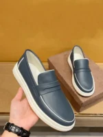 UNITYPUREMAX™ Men’s Cow Suede Slip-On Loafers – Designer Round-Toe Breathable Casual Work Flats 2