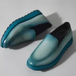 UNITYPUREMAX™ Men’s Handmade Genuine Leather Thick-Soled Loafers – Breathable Casual Flats for Spring & Autumn 3