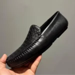 UNITYPUREMAX™ Handmade Cow Leather Loafers – Men’s Genuine Leather Casual Driving Shoes 1