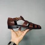UNITYPUREMAX™ Men’s Handmade Cowhide Roman Sandals – Luxury Hollow-Out Flat Summer Shoes 2