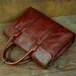 UNITYPUREMAX™ Handmade Genuine Cowhide Leather Business Briefcase – Men’s Premium Shoulder & Laptop Bag 3