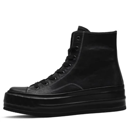 UNITYPUREMAX™ Men’s British Retro Horsehide Square-Toe Ankle Boots | Height-Enhancing Leather Boots 2