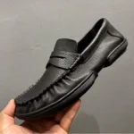 UNITYPUREMAX Cowhide Leather Slip-On Loafers | Men’s Summer Business Casual Shoes 3
