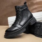 UNITYPUREMAX™ Genuine Leather Motorcycle Ankle Boots – Waterproof Motorbike Boots for Men & Women 5