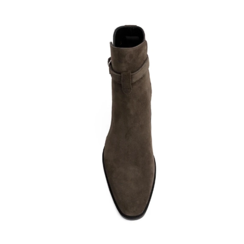 UNITYPUREMAX Genuine Leather Chelsea Boots for Men – Italian Style Suede Ankle Boots 6