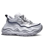 UNITYPUREMAX™ Women’s European Thick-Soled Daddy Sneakers – Genuine Leather Height-Increasing Shoes 2