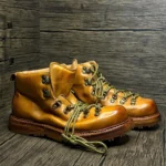 NITYPUREMAX™ Personalized GOODYEAR Handmade Mountain Range Boots | Luxury Water-Washed Leather High-Top for Men 1