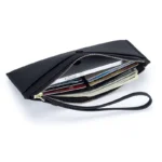 UNITYPUREMAX™ Thin Women’s Genuine Leather Long Wallet – Cowhide Zipper Phone Clutch 4