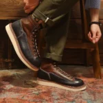 UNITYPUREMAX™ Men’s Retro Goodyear-Welted Monkey Boots | Canvas & Leather Moc-Toe Heritage Boots 5