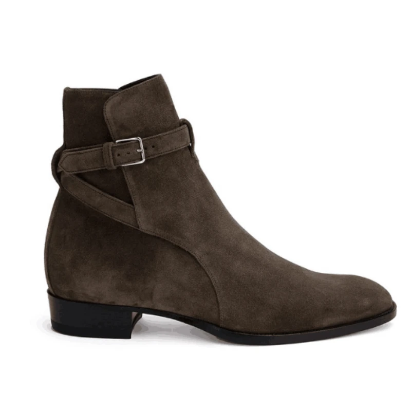 UNITYPUREMAX Genuine Leather Chelsea Boots for Men – Italian Style Suede Ankle Boots 3
