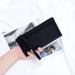 UNITYPUREMAX™ Thin Women’s Genuine Leather Long Wallet – Cowhide Zipper Phone Clutch 5