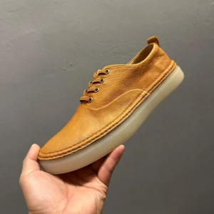 UNITYPUREMAX™ Men’s Breathable Cowhide Casual Shoes – Summer Low-Top Leather Footwear 1