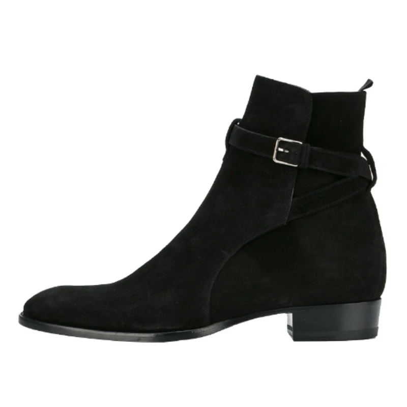 UNITYPUREMAX Genuine Leather Chelsea Boots for Men – Italian Style Suede Ankle Boots 5