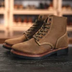 UNITYPUREMAX Retro Cowhide Motorcycle Boots – Goodyear Welted Leather Moto Boots 4