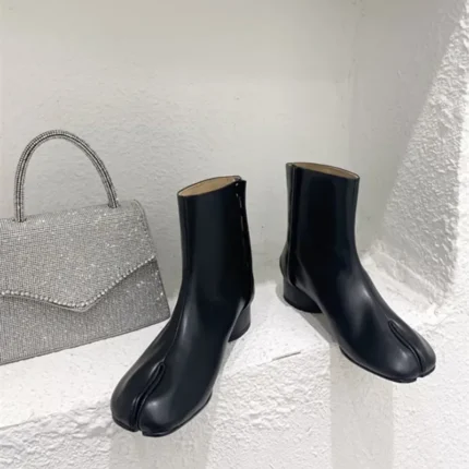 UNITYPUREMAX™ Women’s Luxury Genuine Leather Split-Toe Ankle Boots Handmade Winter Boots 2