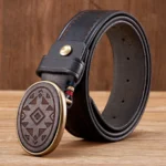UNITYPUREMAX™ Men’s Genuine Leather Belt 3.8CM – Pure Cowskin Smooth Buckle 4