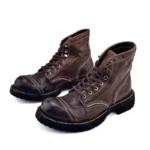 UNITYPUREMAX Luxury Genuine Leather Work Boots | Handmade Men’s Ankle Motorcycle & Outdoor Boots 6