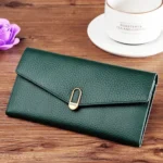 UNITYPUREMAX™ Luxury Women’s Genuine Leather Long Wallet – Cowhide Designer Card Holder 2