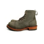 UNITYPUREMAX™ Men’s Vintage Handmade Cow Leather Tooling Ankle Boots – Round Toe Motorcycle & Winter Casual Boots 5