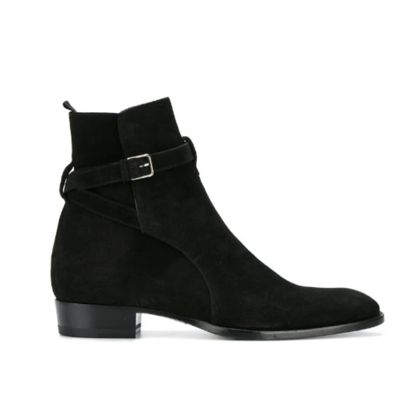 UNITYPUREMAX Genuine Leather Chelsea Boots for Men – Italian Style Suede Ankle Boots 4