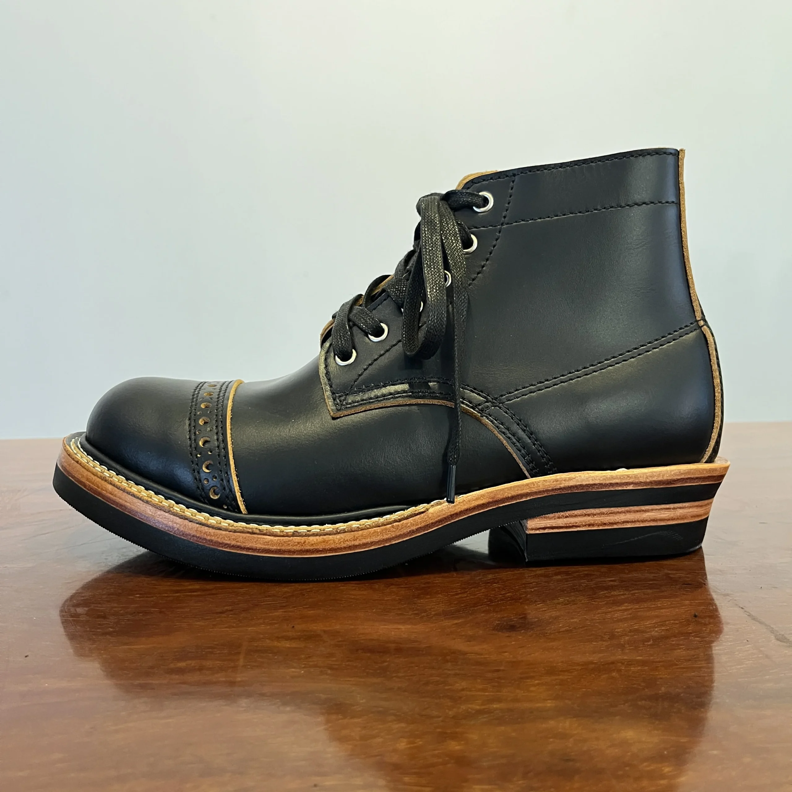 UNITYPUREMAX™ Men’s Handmade Italian Cow Leather Goodyear-Welted American Work Boots – Durable Heritage Craftsmanship (Size 35–50) 2