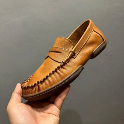 UNITYPUREMAX Cowhide Leather Slip-On Loafers | Men’s Summer Business Casual Shoes 2
