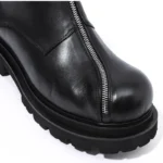 UNITYPUREMAX™ Men’s British Leather Chelsea Boots with Oblique Zipper | Handmade Tooling Boots 3